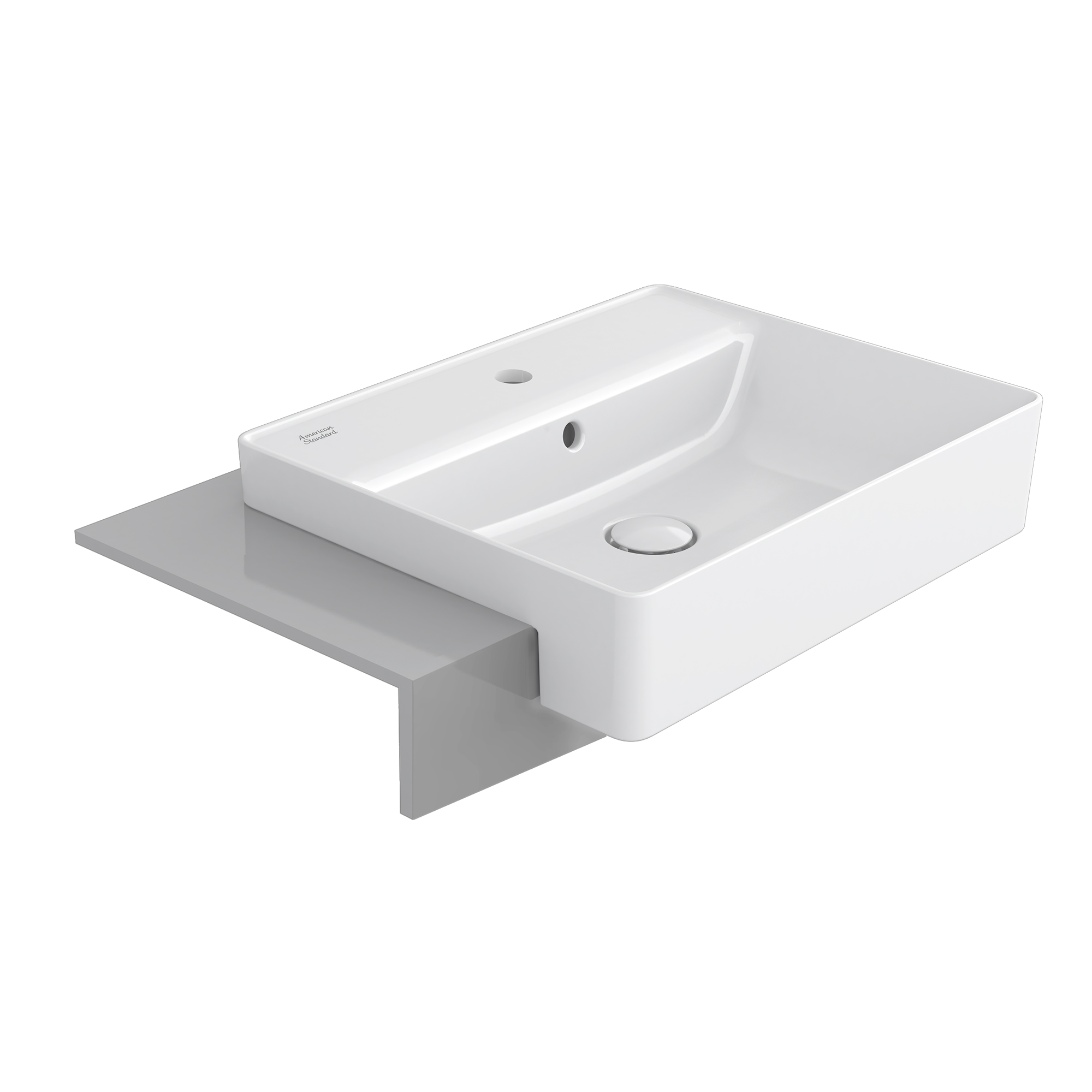 American Standard 550mm semi-counter wash basin ceramic