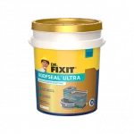 Dr. Fixit Roofseal Ultra PU-hybrid elastic roof waterproofing coating bucket
