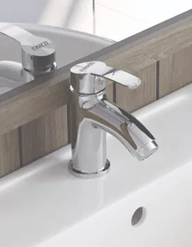 Essco Cosmo coordinated faucet collection for complete bathroom