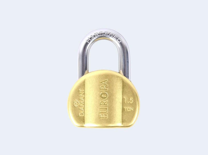 Europa Locks hardened steel padlock