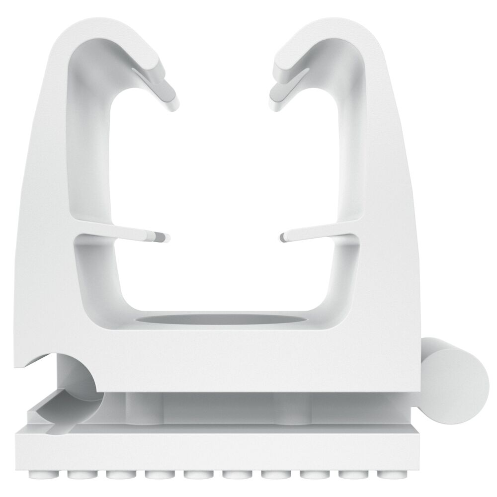 Fischer FC clip-on cable and pipe clamp for electrical and MEP routing