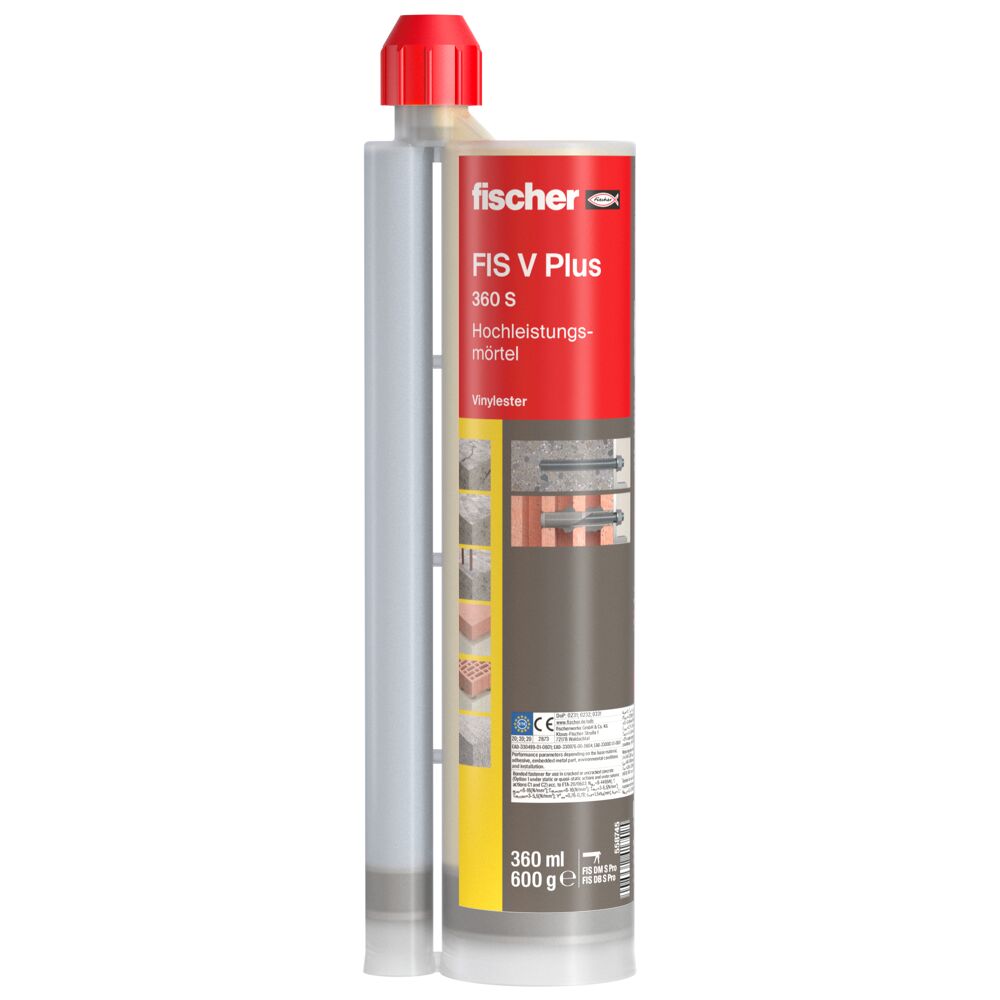 Fischer FIS V Plus injection mortar chemical anchor resin