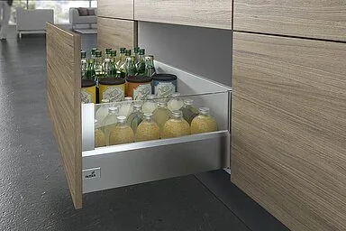 Hettich ArciTech double-wall drawer system with high load rating