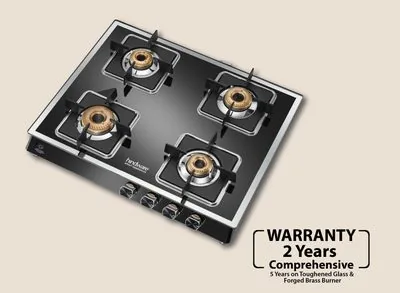 Hindware 4-burner glass-top gas hob cooktop
