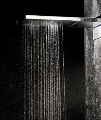 Jaquar overhead rain shower for bathroom wellness