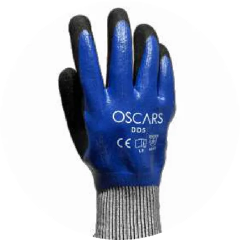 OSCARS DD5 Nitrile double-coated cut glove, EN 388 4543C