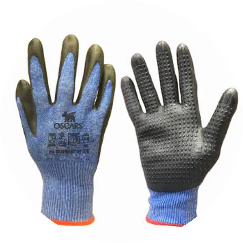 OSCARS Elephant Dotted 18-gauge micro-foam dotted cut glove, EN 388 4543D