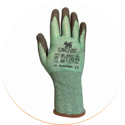 OSCARS Elephant Micro Foam 18-gauge micro-foam cut glove, EN 388 4543D