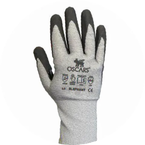 OSCARS Elephant PU 18-gauge PU cut glove, EN 388 4543