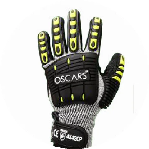 OSCARS Impact TPR cut & impact glove, EN 388 4X42CP