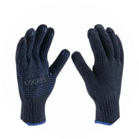 OSCARS Polycotton Dotted Knitted dotted glove