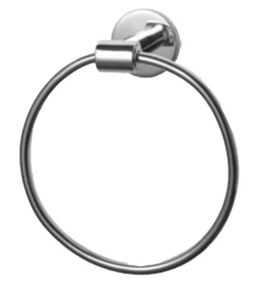 Parryware chrome towel ring bath accessory