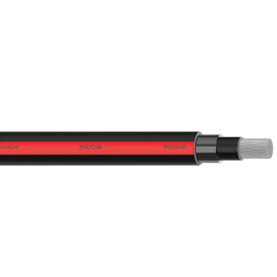 Polycab UV-resistant solar DC cable for PV systems