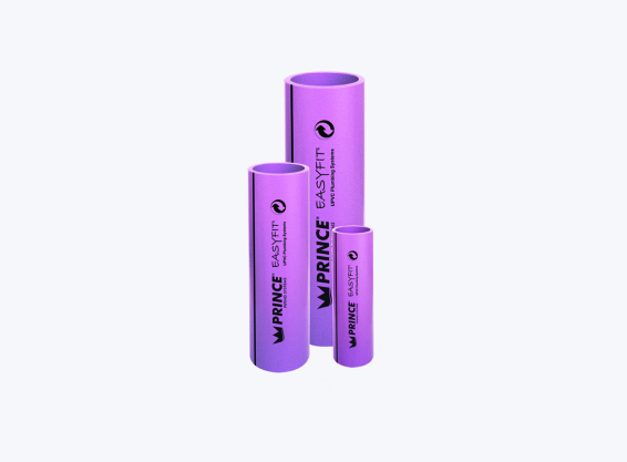 Prince EasyFit CPVC pipes for hot and cold water plumbing