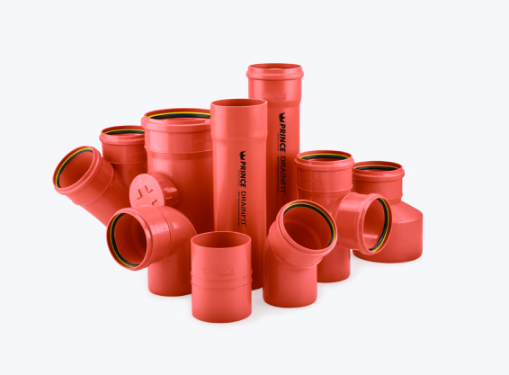 Prince Drainfit underground drainage and rainwater pipes