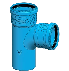 Prince SWR drainage pipe fitting with rubber seal joint