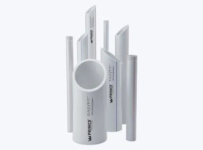 Prince EasyFit UPVC plumbing pipes for cold water supply