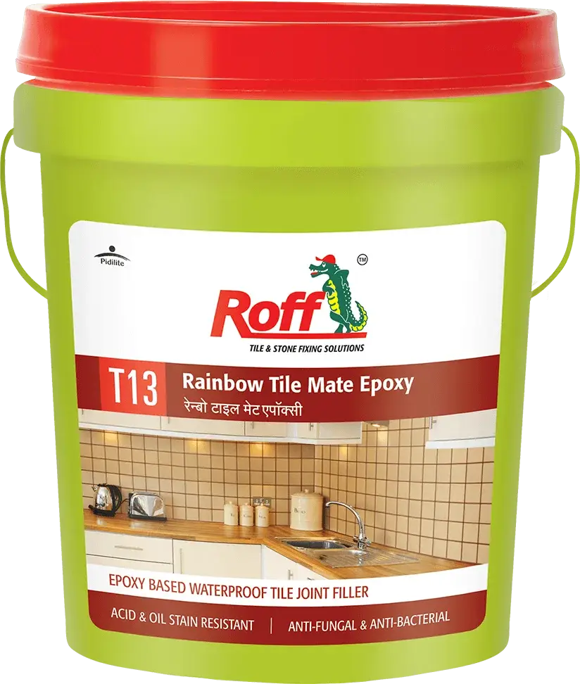 Roff two-part epoxy tile grout stain-proof and water-resistant