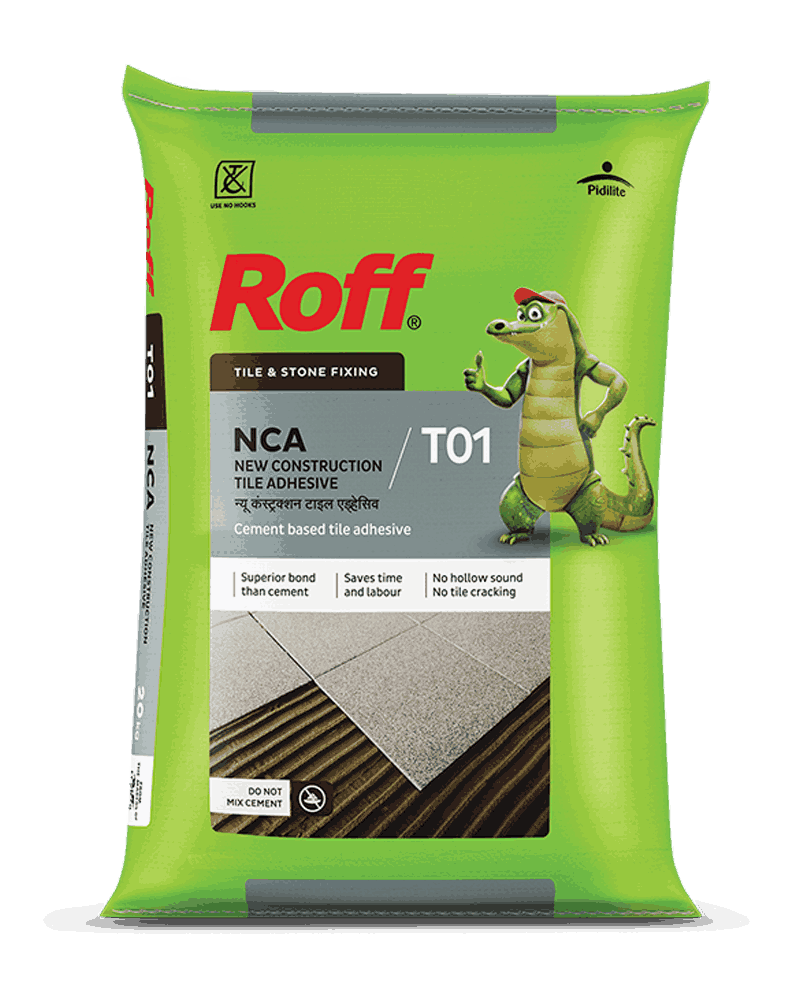 Roff Type 01 cementitious tile adhesive 20kg BOPP bag for ceramic tiles