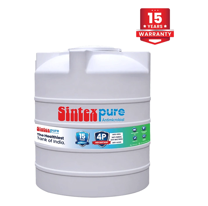 Sintex Pure antimicrobial water tank