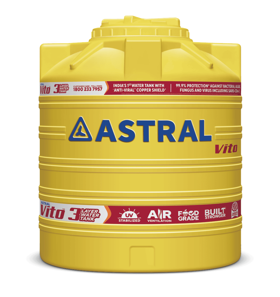Astral Vito 3-layer copper shield water tank
